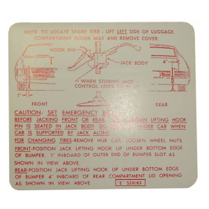 1966 - Decals - Rubber The Right Way - Jack Instructions Decal