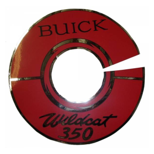 1966 - Decals - Rubber The Right Way - Wildcat 350 Air Cleaner Decal