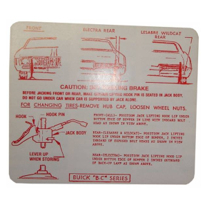 1969 - Decals - Rubber The Right Way - Jack Instructions Decal