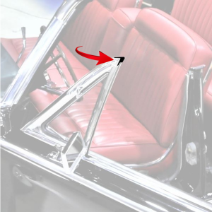 1962 1963 Lincoln Continental Vent Window Bumpers