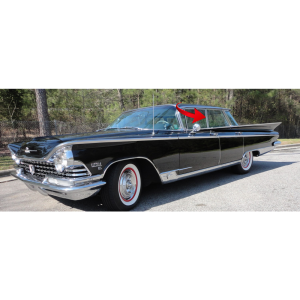 10-043V - 1959 1960 Buick Cadillac Chevy Oldsmobile Pontiac Rear Door Window Leading Edge Seal Weatherstrip