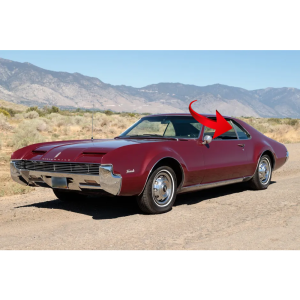 10-174V - 1966-1970 Buick Cadillac Oldsmobile Quarter Window Seals Weatherstrip