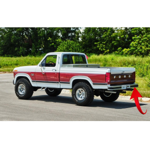 E0TZ-17K831-A - 1980-1986 Ford Truck Rear Bumper Pad