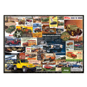 PZ-003P - Classic Jeep Advertisement Jigsaw Puzzle