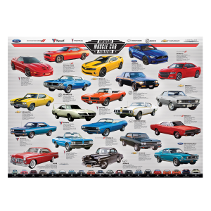 PZ-009P - American Muscle Car Jigsaw Puzzle