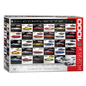 Corvette Evolution Jigsaw Puzzle - 1000 pc.