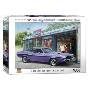 1970 "Plum Crazy Purple" Dodge Challenger Jigsaw Puzzle - 1000 pc.
