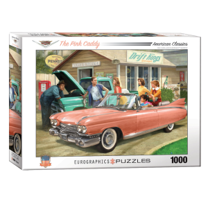 1959 "The Pink Caddy" Jigsaw Puzzle - 1000 pc.