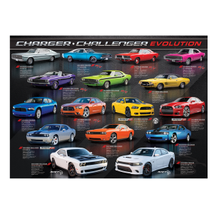 PZ-025P - Dodge Challenger Charger Jigsaw Puzzle