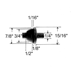 06-059G - 1967-72 GM Firewall Grommet