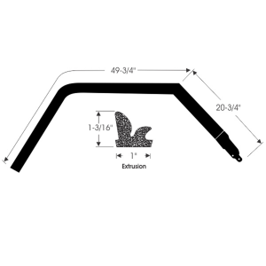 Metro Moulded Parts - Roof Rail Seal - Image 2