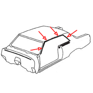 Metro Moulded Parts - Roof Rail Seal - Image 3