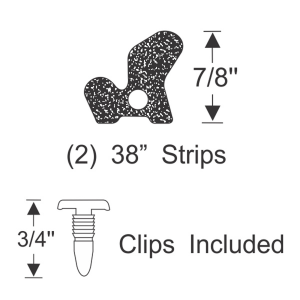Steele Rubber - Roof Rail Seal - Image 2