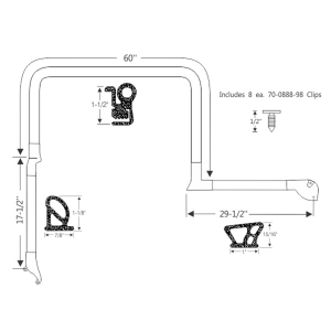Steele Rubber - T-Top Seal - On Body - Image 2