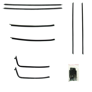 Beltline Weatherstrip - Complete 8 Piece Kit