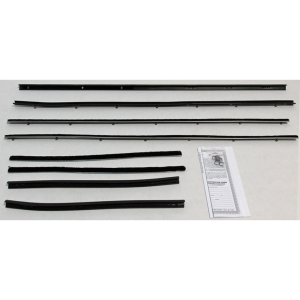 Beltline / Anti-Rattler Weatherstrip - 8 Piece Complete Kit