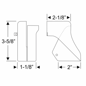 Steele Rubber - Lock Pillar Filler / U Jamb Seal - Rear Door - Image 4