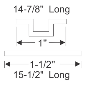 Steele Rubber - Windshield Division Bar Gasket Kit - Image 2