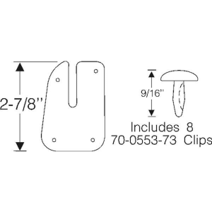 Rubber The Right Way - Lock Pillar Filler / U Jamb Seal - Front Door - Image 2