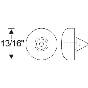 Steele Rubber - Front Fender To Hood Bumper - Image 2