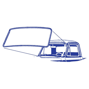 Dennis Carpenter - Windshield Seal - No Groove For Trim - Image 2