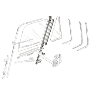 Dennis Carpenter - Vent Window Division Bar Assembly - LH - Image 2