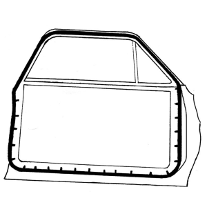 Dennis Carpenter - Door Seal Kit - Front - Image 2