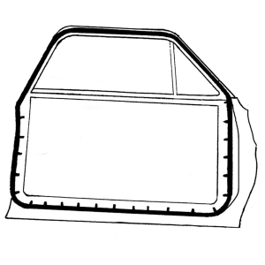 Dennis Carpenter - Door Seal Kit - Front - Image 2