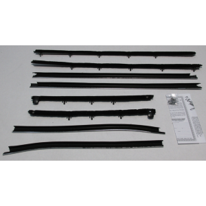 Beltline Weatherstrip - Complete 8 Piece Kit