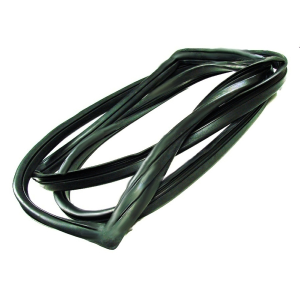 Rubber The Right Way - Windshield Seal - with Groove for Wide Molded Chrome - Image 2