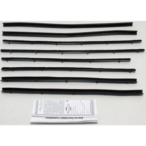 Beltline / Anti-Rattler Weatherstrip - 8 Piece Complete Kit