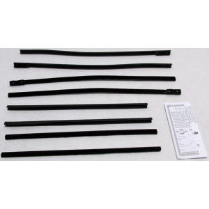 Beltline / Anti-Rattler Weatherstrip - 8 Piece Complete Kit