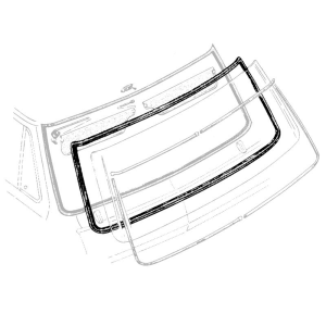 Dennis Carpenter - Windshield Seal - No Trim Groove - Image 2