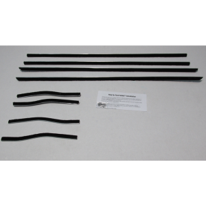 Beltline / Anti-Rattler Weatherstrip - 8 Piece Complete Kit