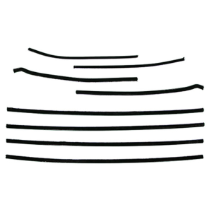 Beltline Weatherstrip - Complete 8 Piece Kit