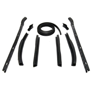 Convertible Top Weatherstrip - Complete 9 Piece Kit