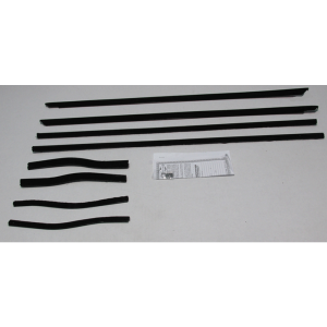 Beltline / Anti-Rattler Weatherstrip - 8 Piece Complete Kit