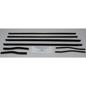 Beltline / Anti-Rattler Weatherstrip - 8 Piece Complete Kit