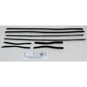 Beltline / Anti-Rattler Weatherstrip - 8 Piece Complete Kit