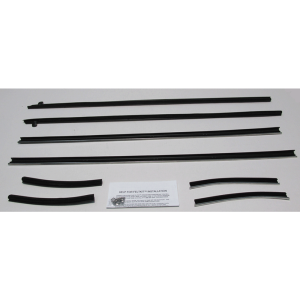Beltline / Anti-Rattler Weatherstrip - 8 Piece Complete Kit