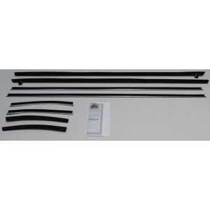 Beltline / Anti-Rattler Weatherstrip - 8 Piece Complete Kit