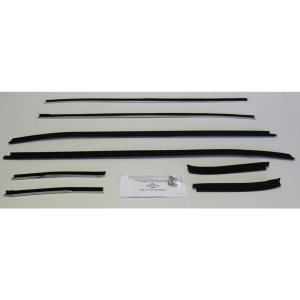 Beltline / Anti-Rattler Weatherstrip - 8 Piece Complete Kit
