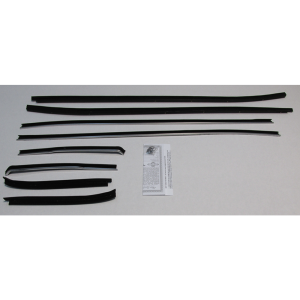 Beltline / Anti-Rattler Weatherstrip - 8 Piece Complete Kit