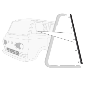 Back Edge of Vent Window Seal