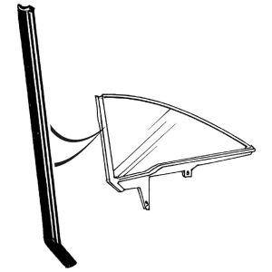 Dennis Carpenter - Quarter Window Leading Edge Seals - Image 4