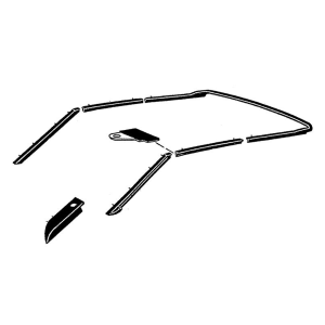 Convertible Top Seal Kit - 9 Piece