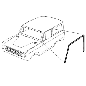 Dennis Carpenter - Roof Rail Seal - Image 2