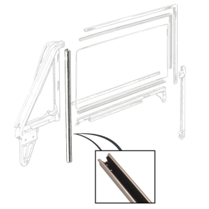 Front Door Division Bar Glass Run Channel