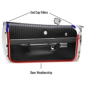 Steele Rubber - Door Seal Kit - 6 Piece - Image 2