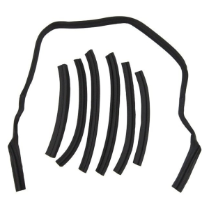 Convertible Top Roof Rail Seal Kit - 7 Piece